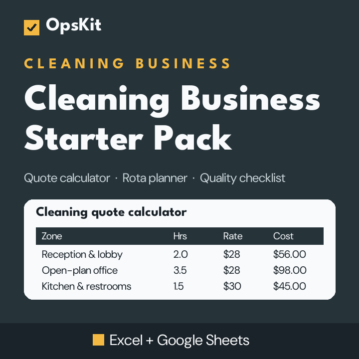 Cleaning Business Starter Pack cover