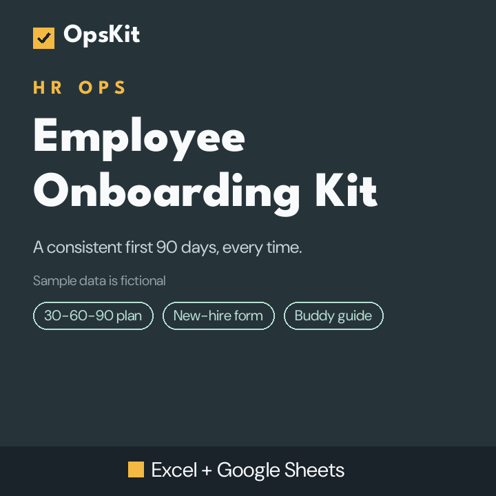 Employee Onboarding Kit