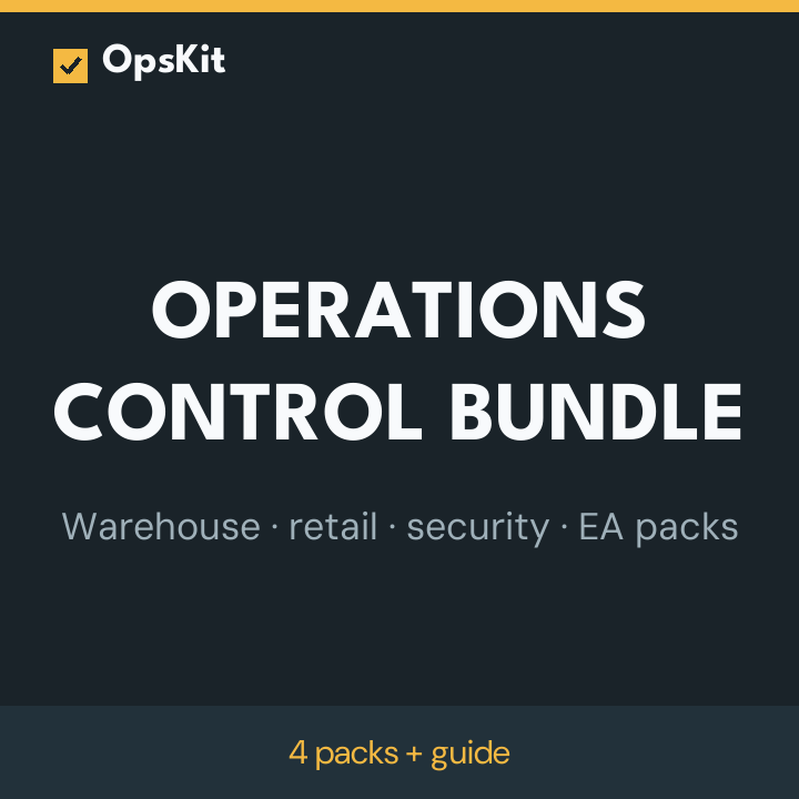 Operations Control Bundle