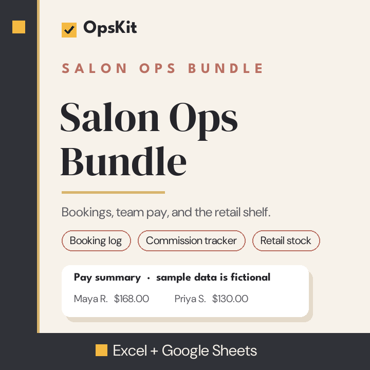Salon Ops Bundle cover
