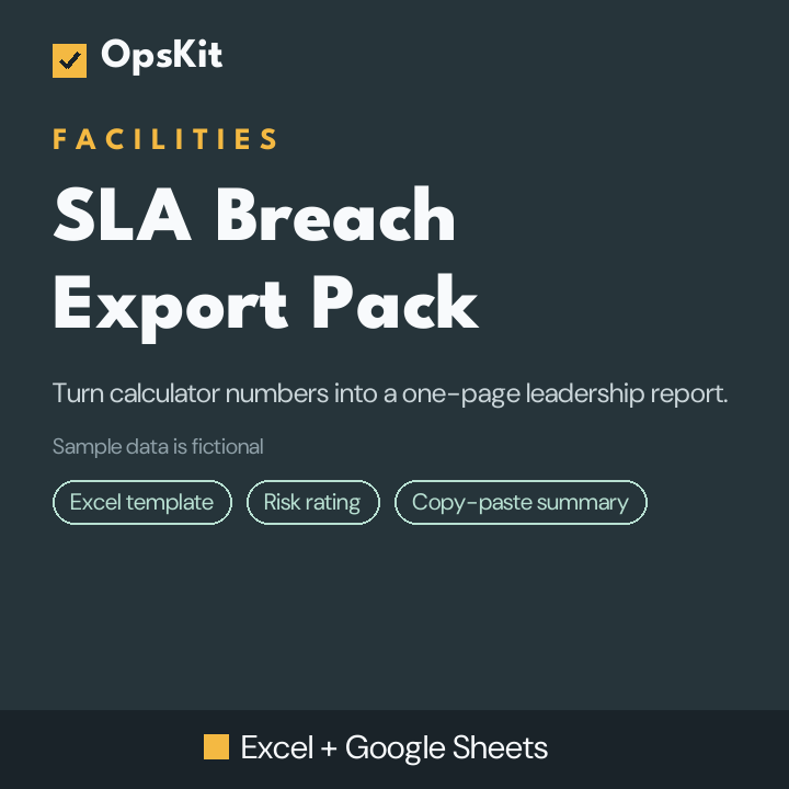 SLA Breach Export Pack